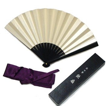 Amazon.co.jp: 伊勢屋 鉄扇8寸 白 TS-W : ホーム＆キッチン